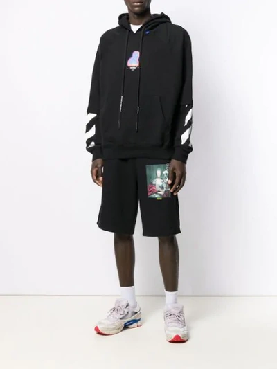 Shop Off-white Thermo-print Hoodie In Black Multicolor