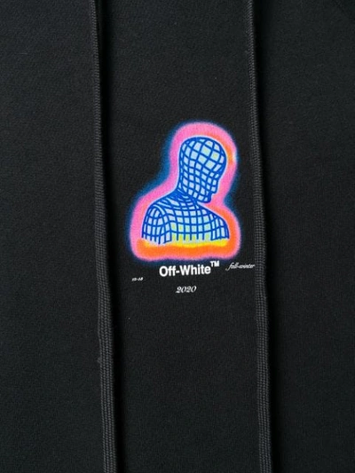 Shop Off-white Thermo-print Hoodie In Black Multicolor
