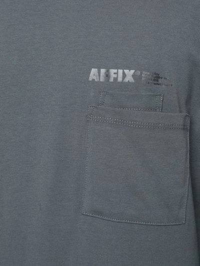 Shop Affix Logo Print Longsleeved T-shirt In Grey