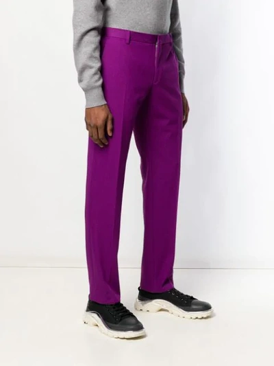 CALVIN KLEIN 中腰西裤 - 紫色