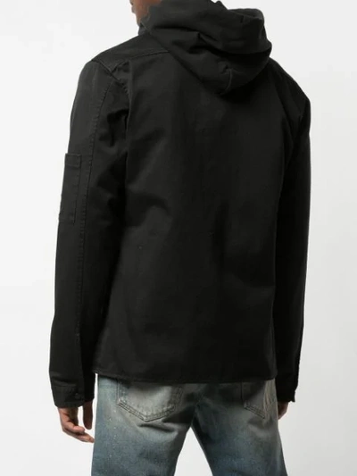 Shop Off-white Cotton Snap Buttoned Shirt In Black