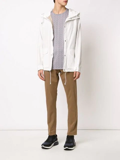 Shop 321 Mountain Hooded Jacket In White