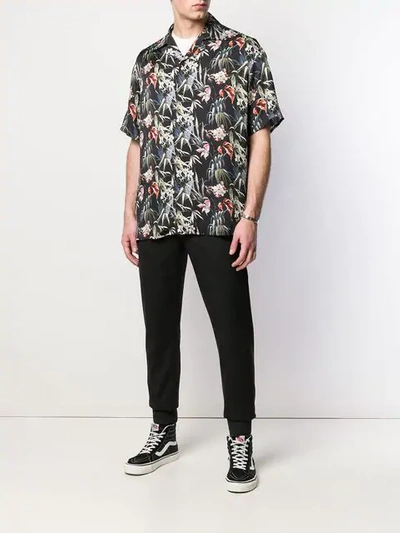 Shop Represent Floral Print Shirt In Black