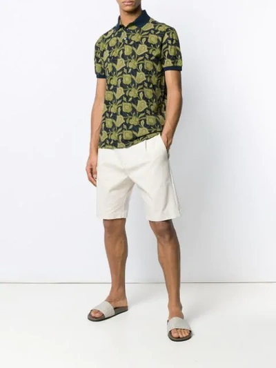 ETRO FLORAL POLO SHIRT - 蓝色