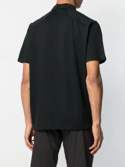 Shop Arc'teryx Jersey Polo Shirt In Black