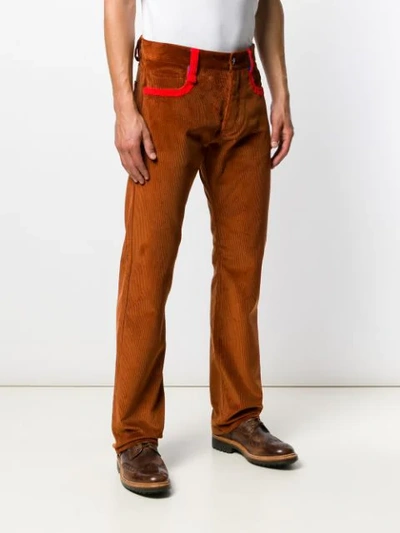 Shop Missoni Corduroy Trousers - Brown