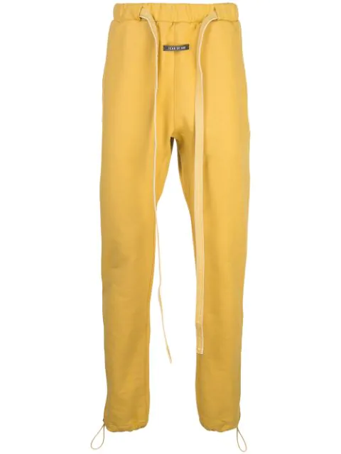 fear of god yellow sweatpants