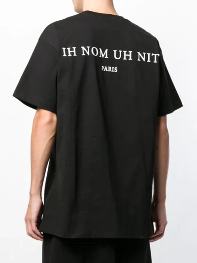Shop Ih Nom Uh Nit Printed T-shirt - Black