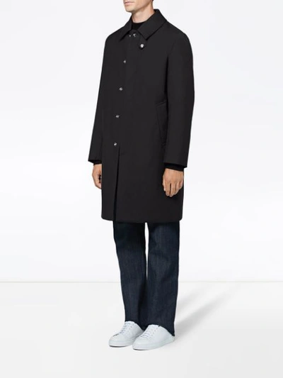 Shop Mackintosh Black Storm System Wool Thindown Coat Gm-001/td