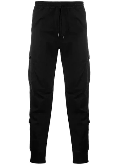 MAHARISHI 口袋细节运动裤 - 黑色