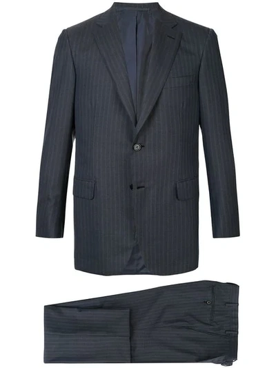 Shop Brioni Two Piece Suit In Blue