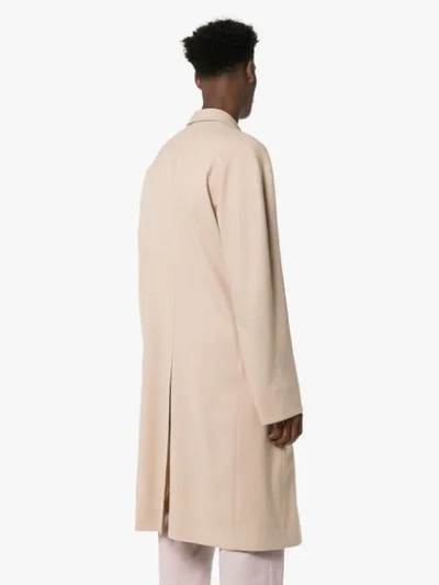 Shop Haider Ackermann Single Button Trench Coat In Neutrals