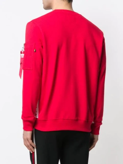 Shop Alpha Industries Remove Before Flight Jumper In Red
