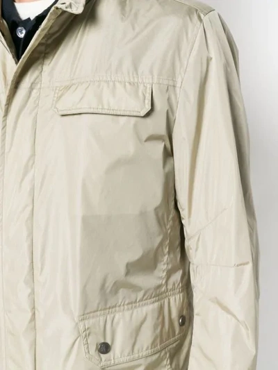 Shop Sealup Classic Fitted Jacket In Neutrals