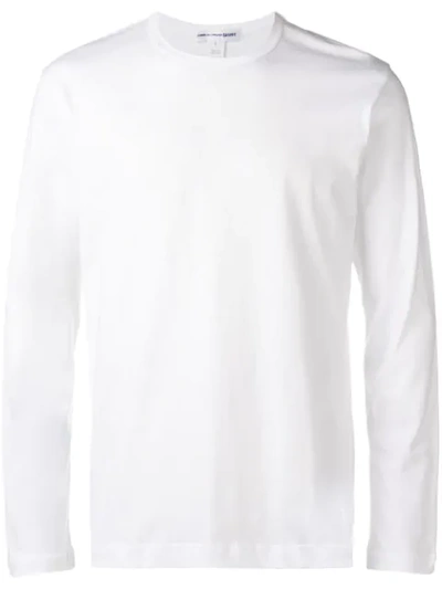 Shop Comme Des Garçons Shirt Long Sleeve T-shirt In White