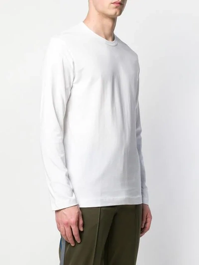 Shop Comme Des Garçons Shirt Long Sleeve T-shirt In White