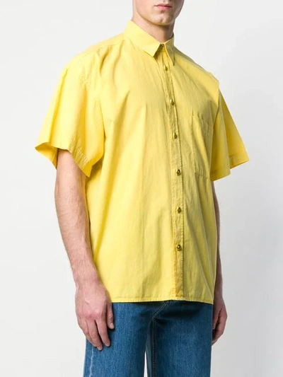 Pre-owned Versace Short-sleeve Shirt In Yellow