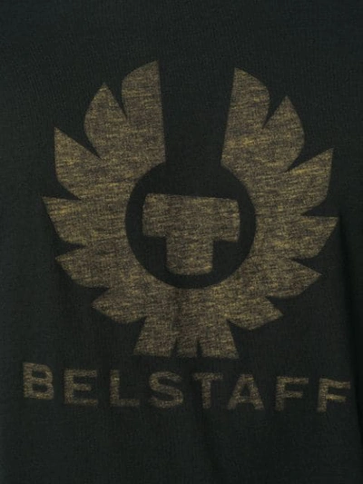 Shop Belstaff Logo Print T In Black