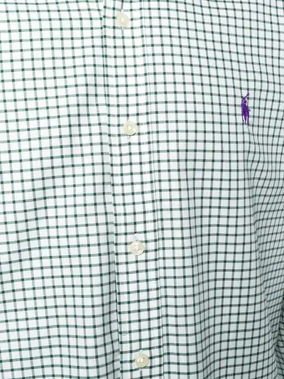 Shop Polo Ralph Lauren Button Down Checked Shirt - Green
