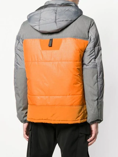 Shop Junya Watanabe X The North Face Padded Jacket In 1 Grey Orange