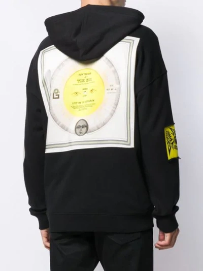 GIVENCHY LOGO PATCH HOODIE - 黑色