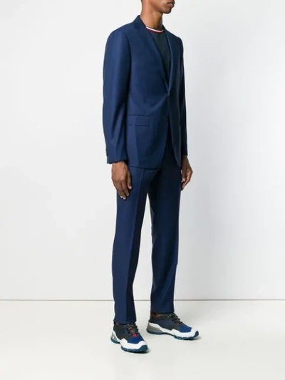 Shop Z Zegna Two-piece Formal Suit In Blue