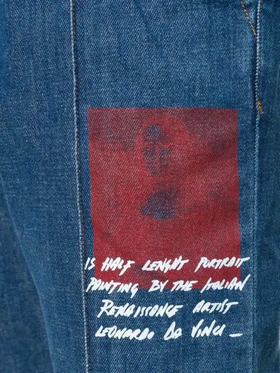 LEONARDO DA VINCI QUOTE JEANS