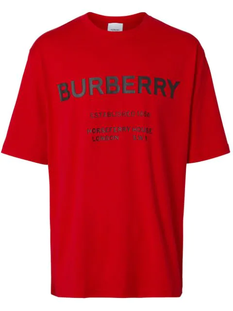 burberry red t shirt