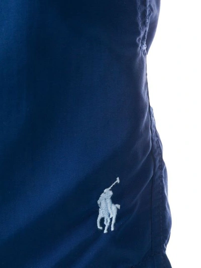 Shop Polo Ralph Lauren Slim Traveler Shorts In Blue