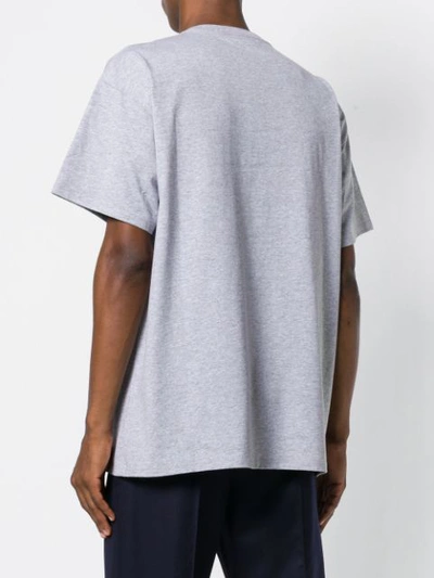 Shop Raf Simons Lsd Xtc T-shirt In Grey
