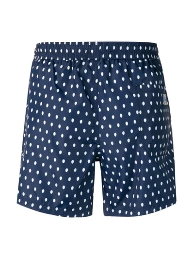 Shop Entre Amis Navy Swimming Shorts In Blue