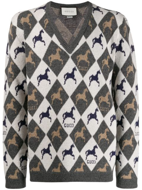 gucci horse sweater