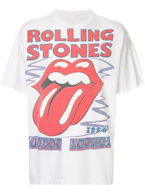 white rolling stones t shirt