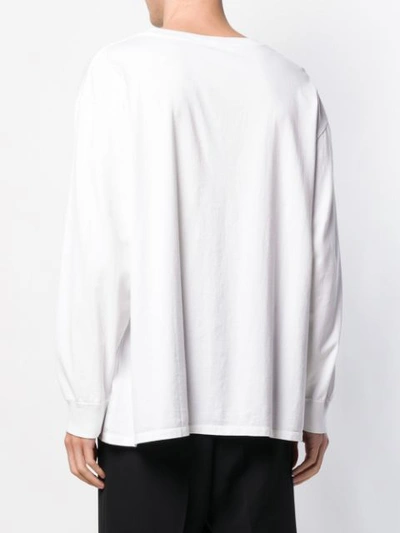 Shop Digawel Longsleeved Sweater In White