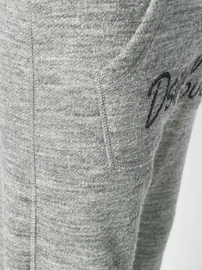 Shop Dsquared2 Logo Sweatpants In Grey