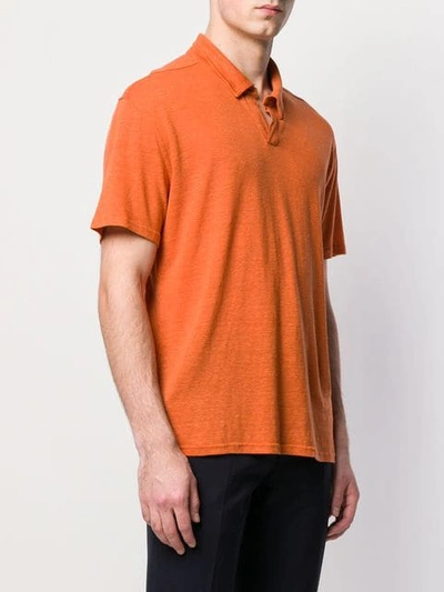 Shop Roberto Collina Classic Polo Shirt In Orange