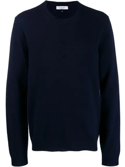 Shop Valentino Cashmere Jumper In Blue