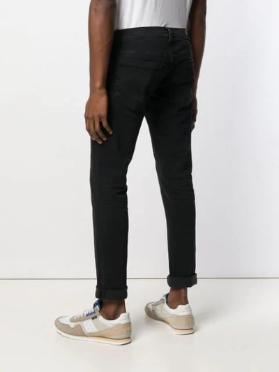 Shop Dondup Slim Fit Jeans In Black