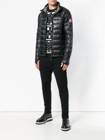 Shop Canada Goose Padded Jacket In Black