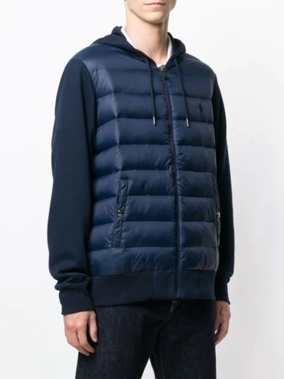 Shop Polo Ralph Lauren Padded Loose Jacket In Blue