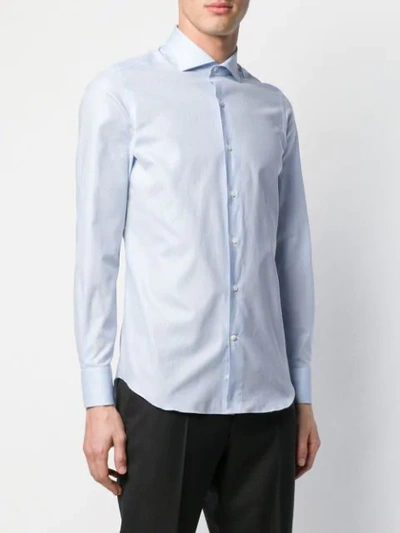 Shop Alessandro Gherardi Longsleeved Shirt In Blue