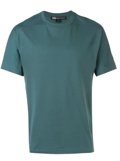 Shop Y-3 Round Neck T-shirt In Green