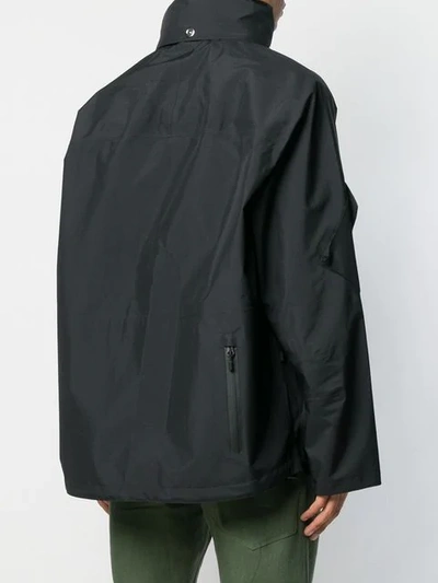 Shop Junya Watanabe Man X Ark Air Pocket Sleeves Parka - Black