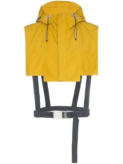 Shop A-cold-wall* Harness Hooded Vest In Yellow