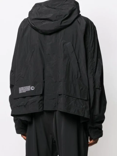Shop Colmar A.g.e. By Shayne Oliver Oversized Hooded Jacket In Black