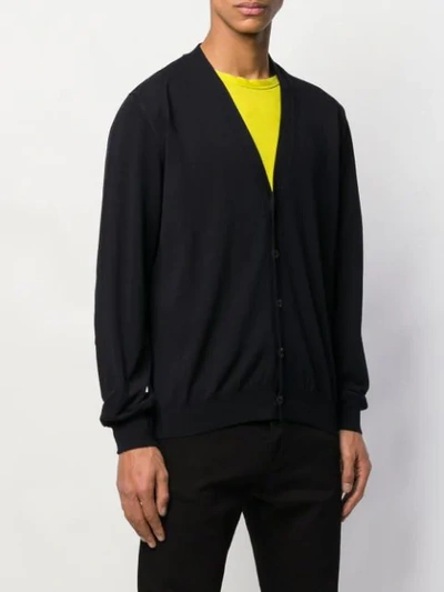 MAISON MARGIELA V-NECK CARDIGAN - 蓝色