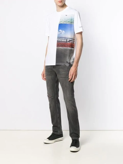Shop Calvin Klein Jeans Est.1978 Photo Print T-shirt In White