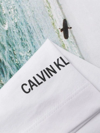 Shop Calvin Klein Jeans Est.1978 Photo Print T-shirt In White