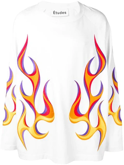 時間指定不可】 Etudes shirt Sleeve Long Flaming Desert - Tシャツ 