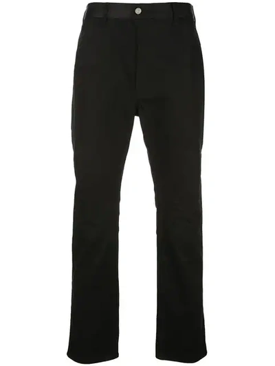 Shop Julien David Tuxedo Trousers In Black